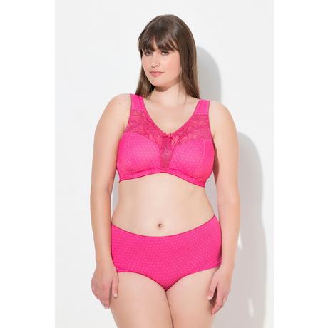 Ulla Popken Entlastungs-BH Punkte Spitze ohne Bügel Cup C-F  