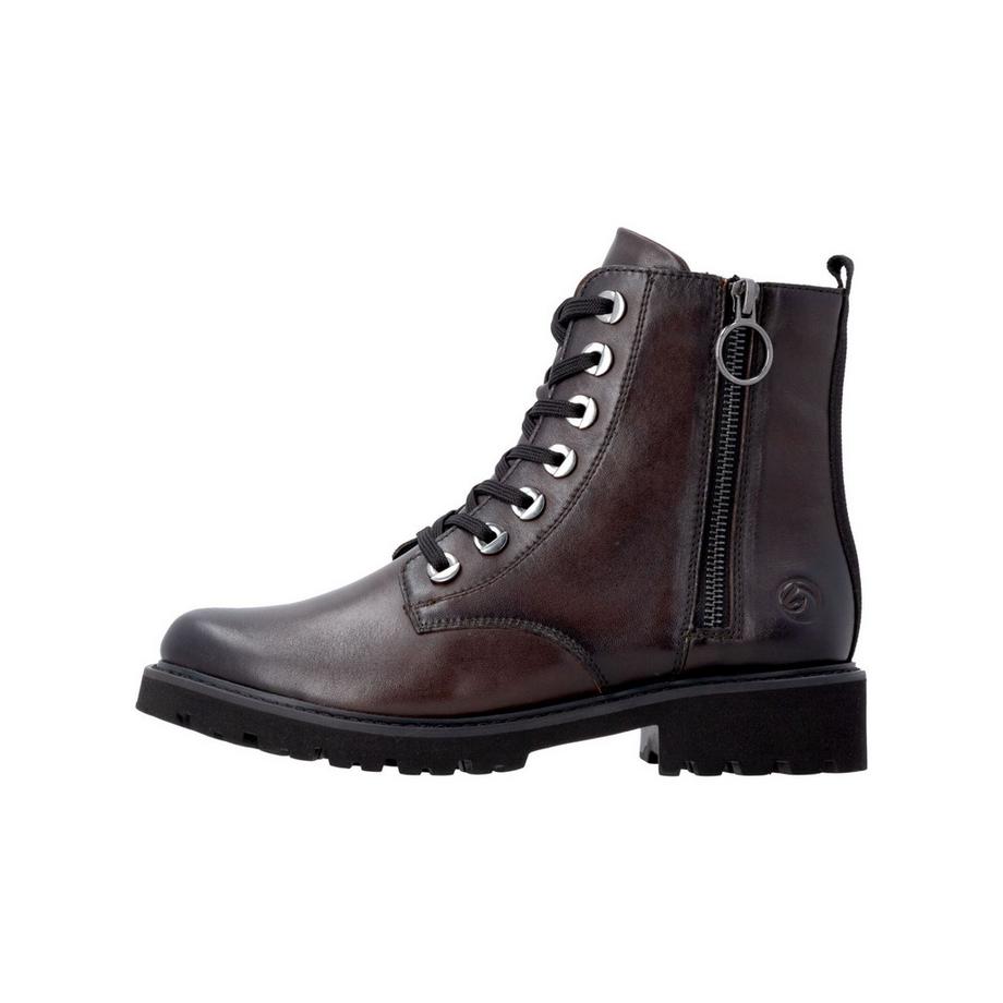 Remonte Schnürstiefelette mit Seitlichem Reissverschluss  