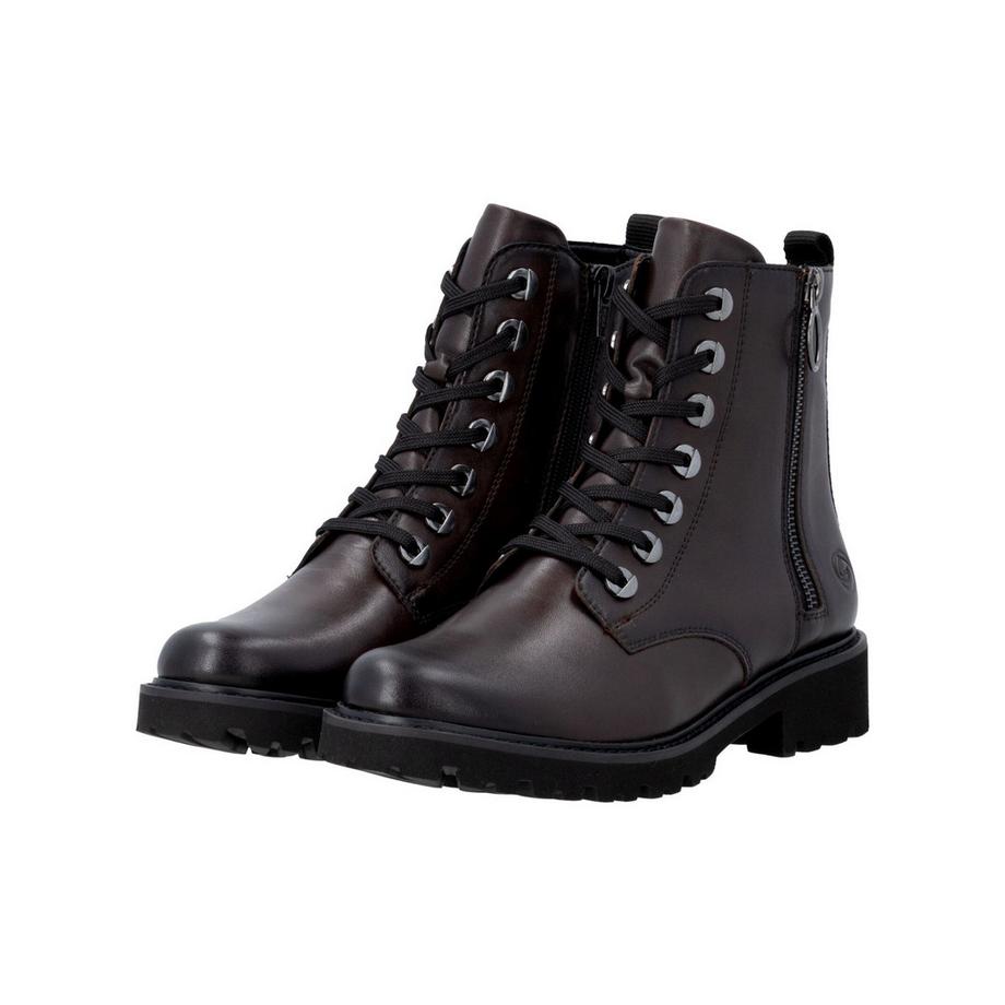 Remonte Schnürstiefelette mit Seitlichem Reissverschluss  