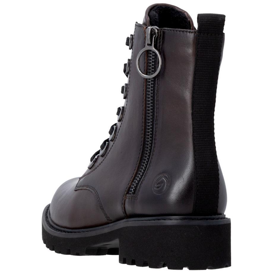 Remonte Schnürstiefelette mit Seitlichem Reissverschluss  