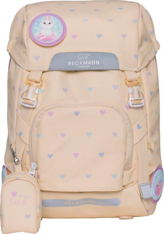 Beckmann  Schulrucksack Classic  6-teiliges Set Yellow Heart 