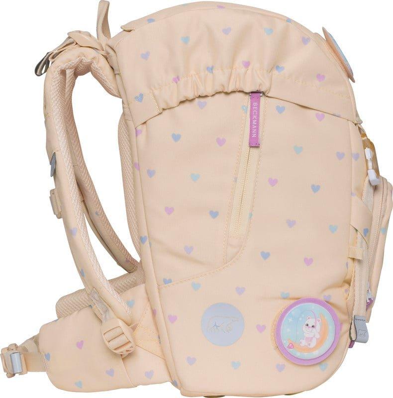 Beckmann  Schulrucksack Classic  6-teiliges Set Yellow Heart 