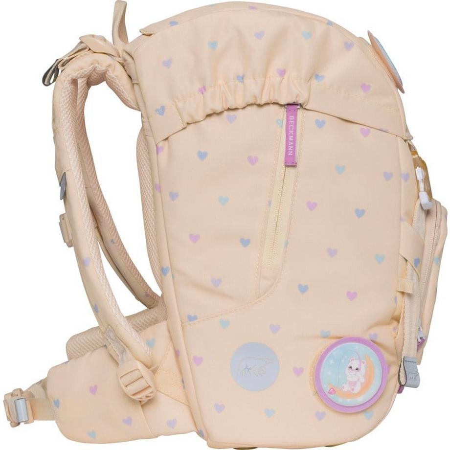 Beckmann  Schulrucksack Classic  6-teiliges Set Yellow Heart 