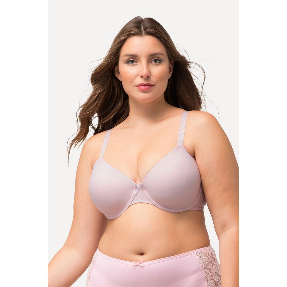 Ulla Popken Soutien-gorge à armatures bonnets souples bordure fantaisie  