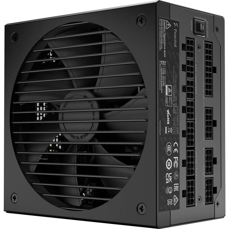 Fractal Design  Ion+ 2 Platinum 760W alimentatore per computer 20+4 pin ATX ATX Nero 