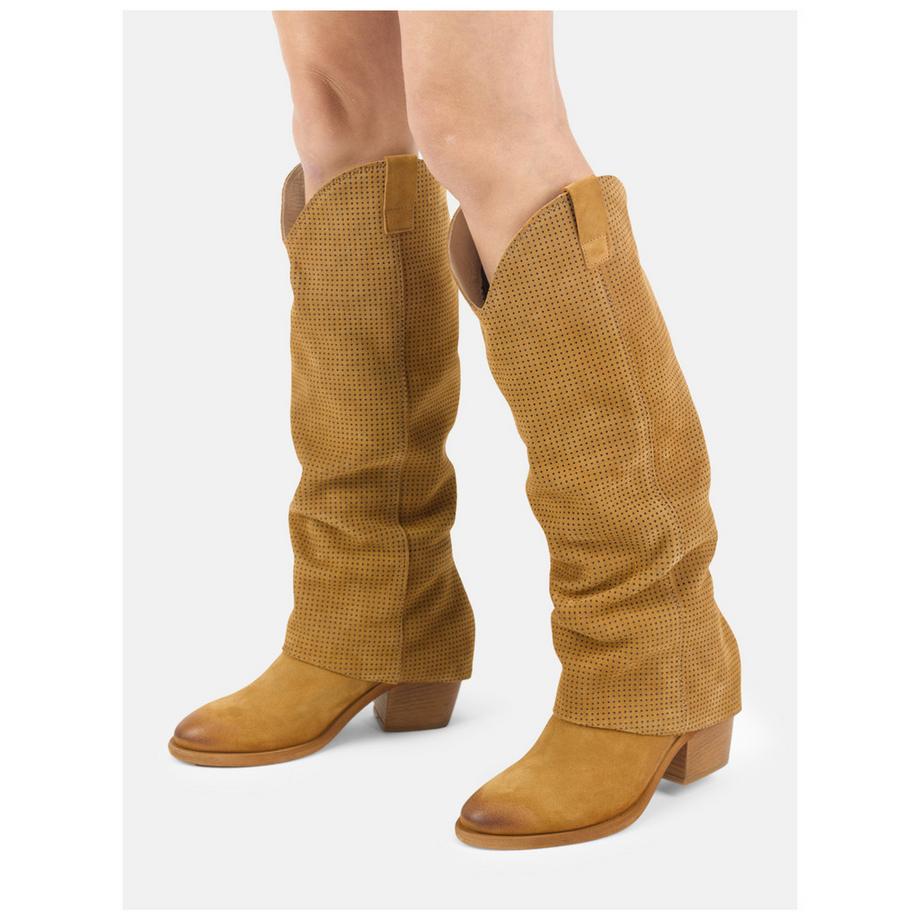 Felmini Bottes hautes perforées  