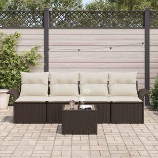 VidaXL Gartensofa-set poly-rattan  