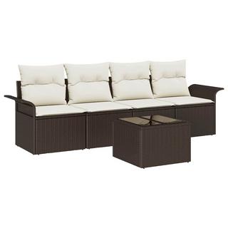 VidaXL Gartensofa-set poly-rattan  