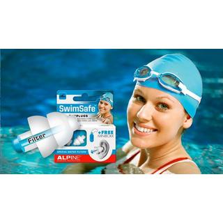 ALPINE  Swimsafe, Gehörschutzstöpsel, mit Euroloch 