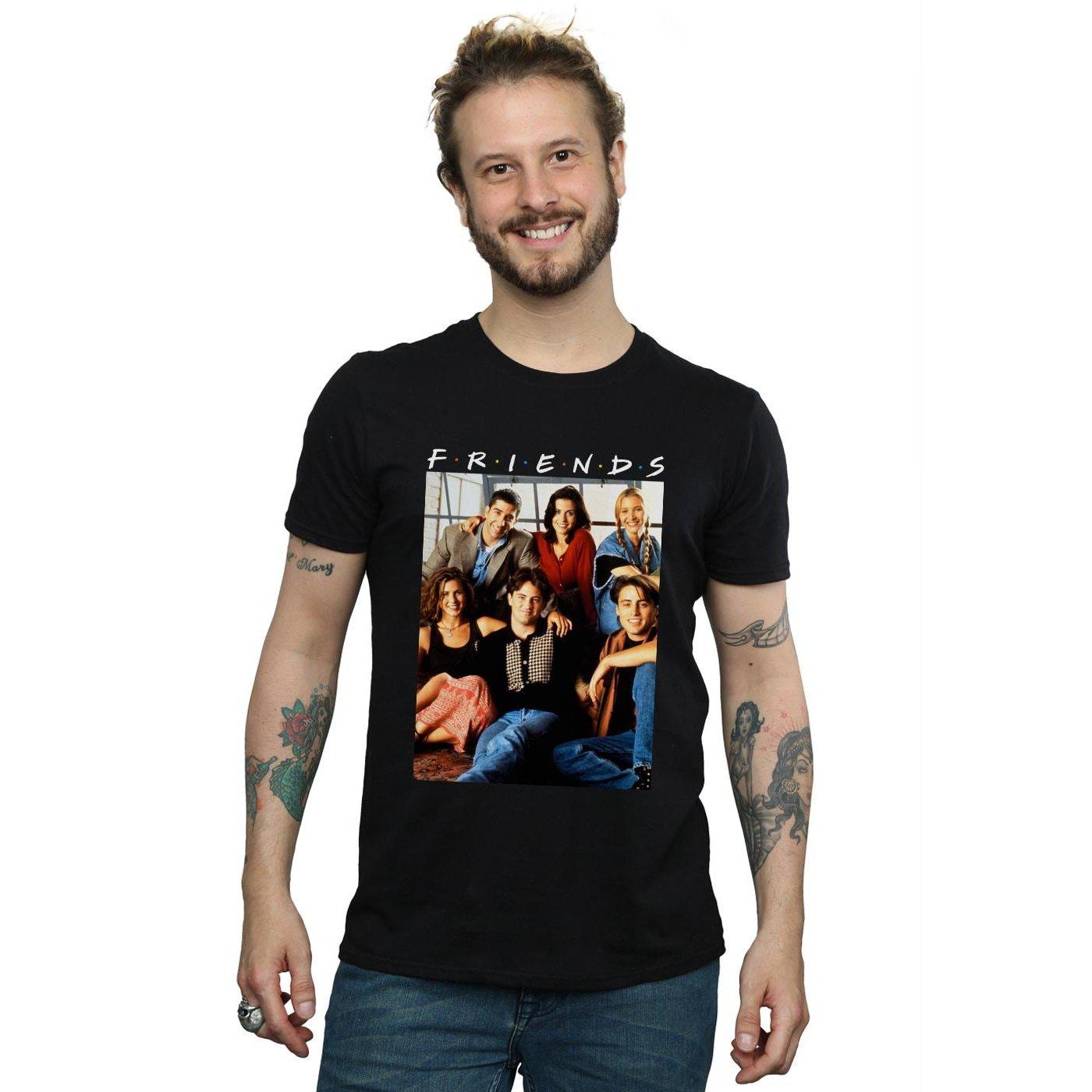 Friends TV Series Cast Bedrucktes T-Shirt  