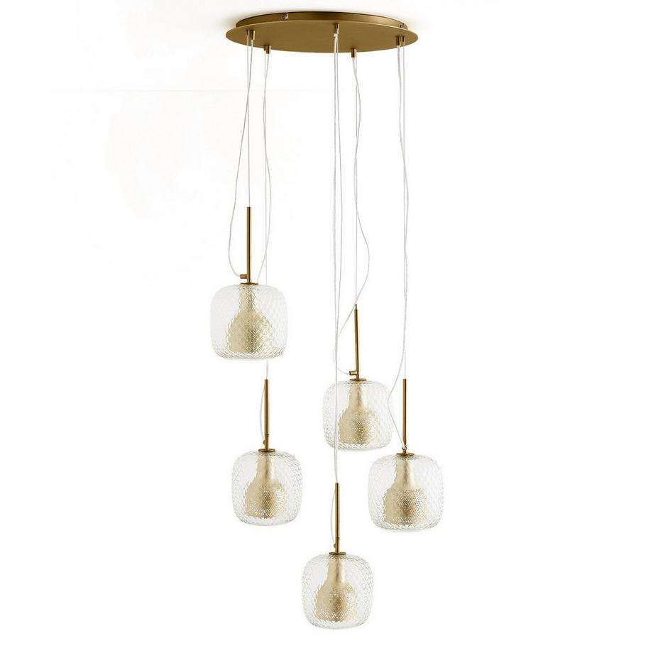 La Redoute Intérieurs Suspension grappe 5 globes  