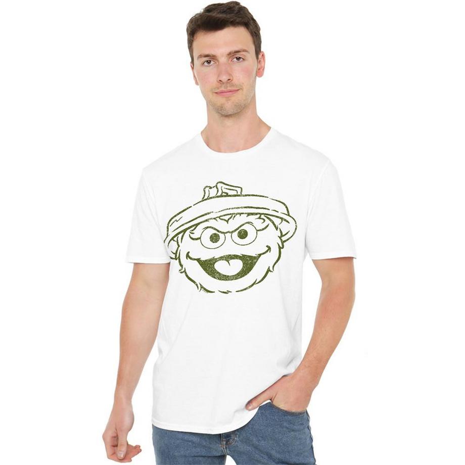 Sesame Street T-Shirt à Imprimé Oscar le Grognon  