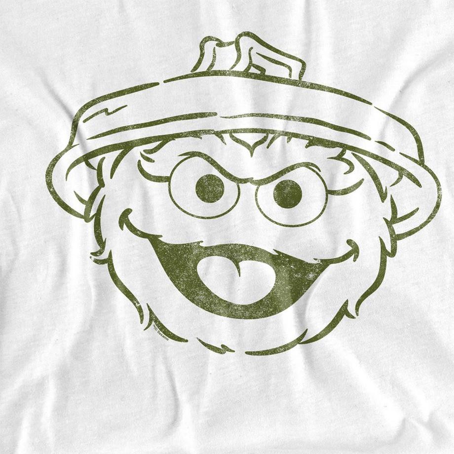 Sesame Street T-Shirt à Imprimé Oscar le Grognon  