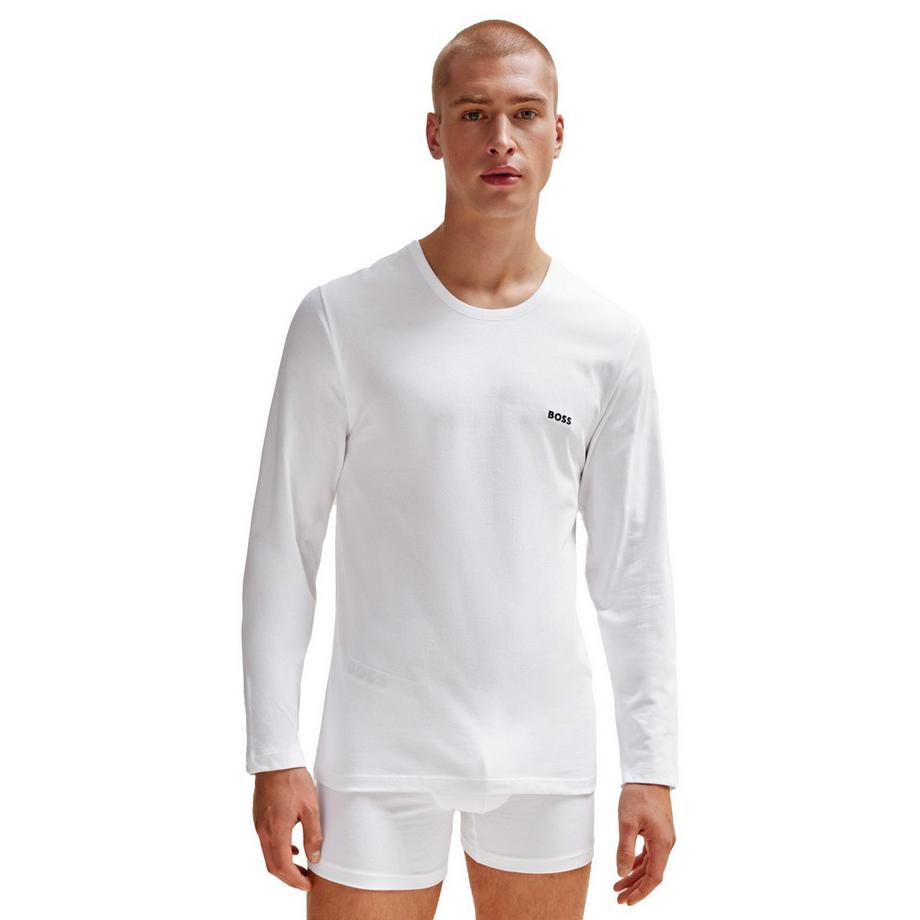 BOSS  T-shirt à manches longues  Confortable à porter-LS ShirtRN 3P Classic 