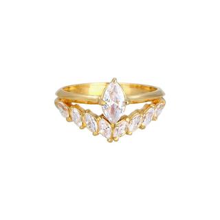 Elli  Ring Marquise Zirkonia 