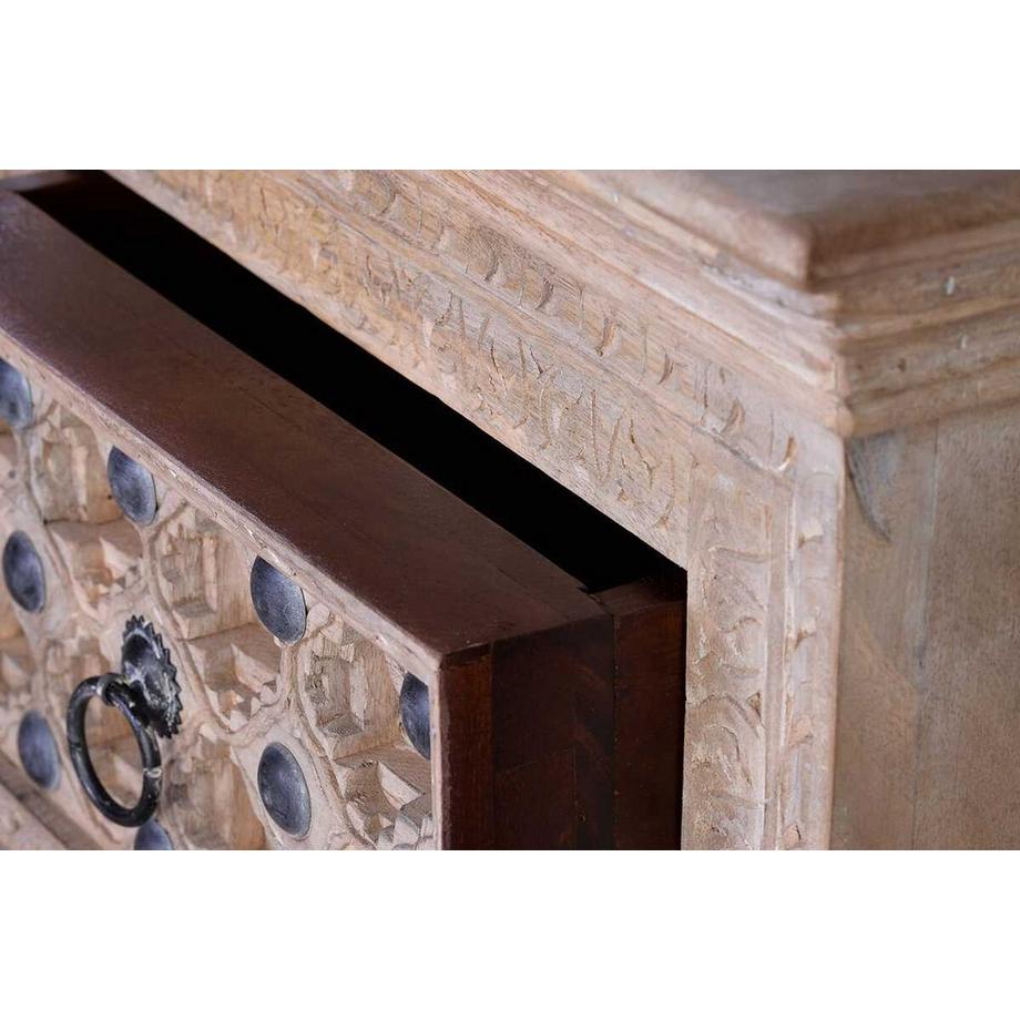 mutoni Nachtkommode Bakhra Natural Mango  