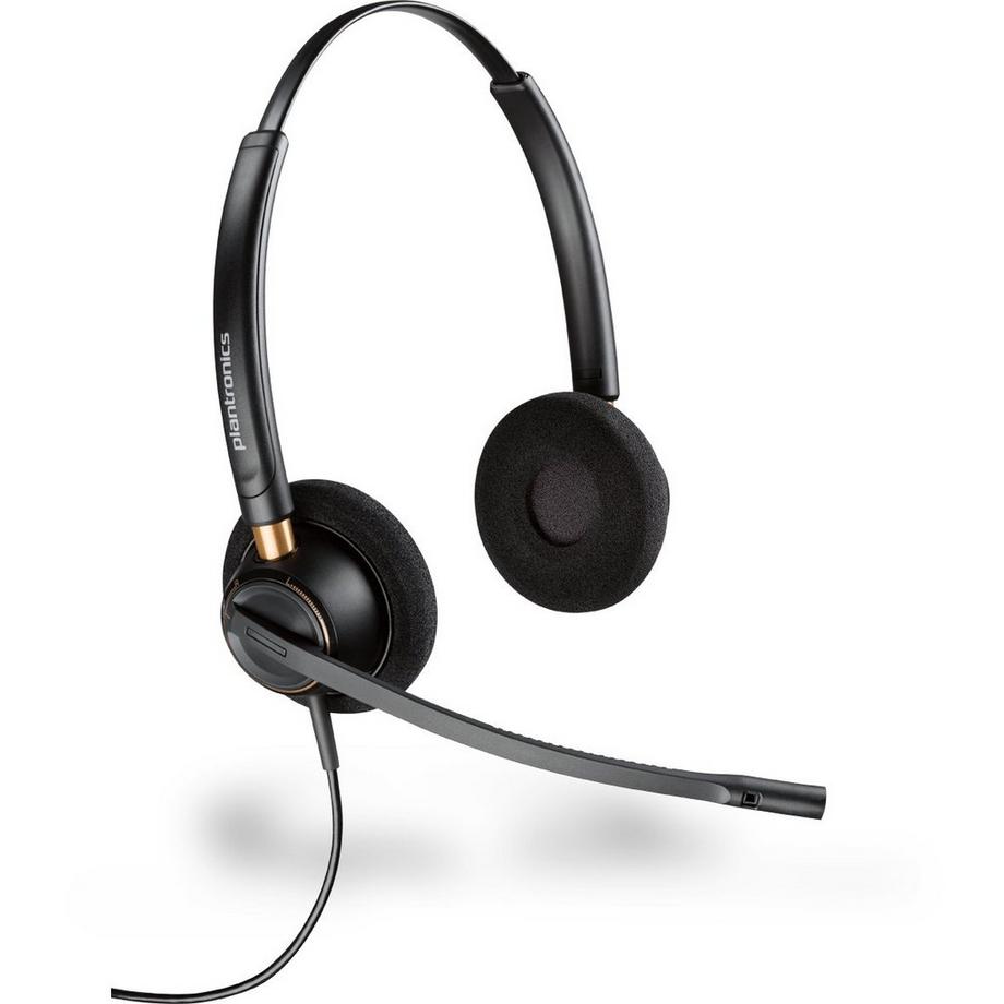 POLY EncorePro HW520 Casque Avec fil Arceau Bureau/Centre d'appels Noir