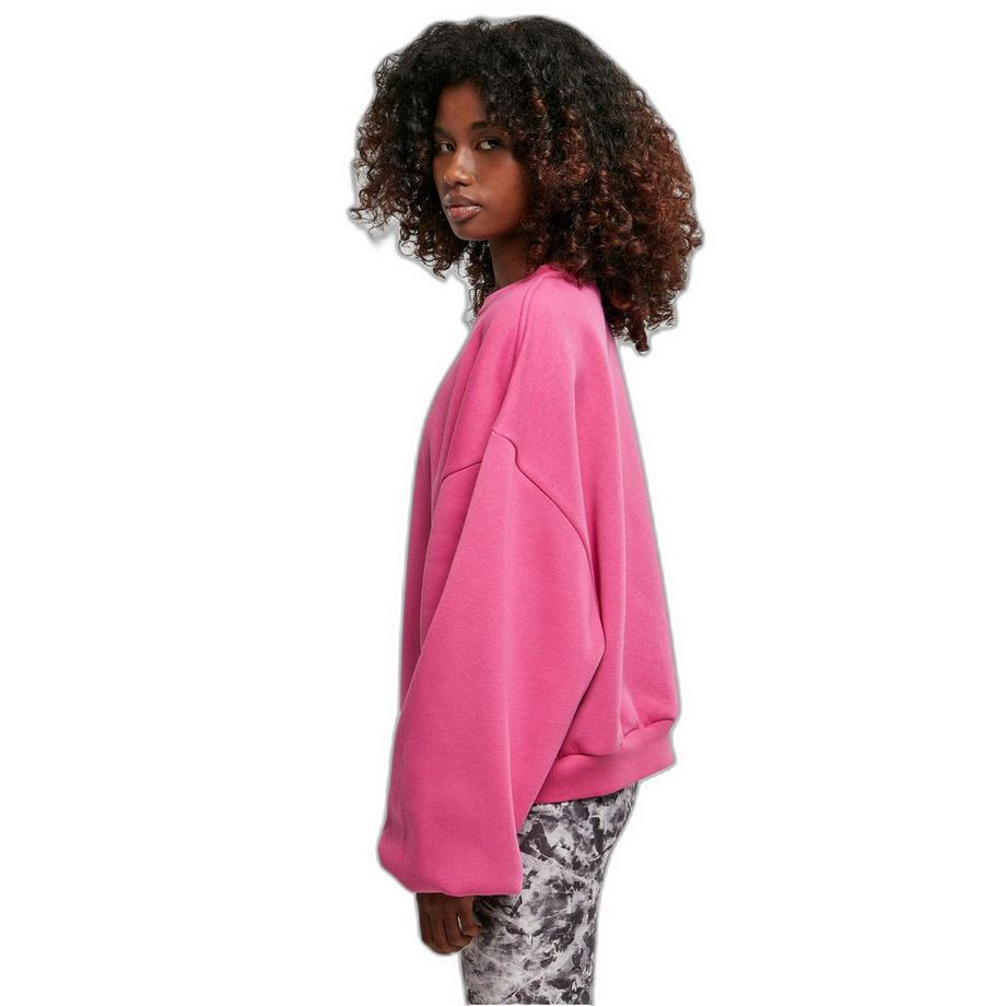 URBAN CLASSICS Sweatshirt Oversized Triangle Col Ras du Cou  
