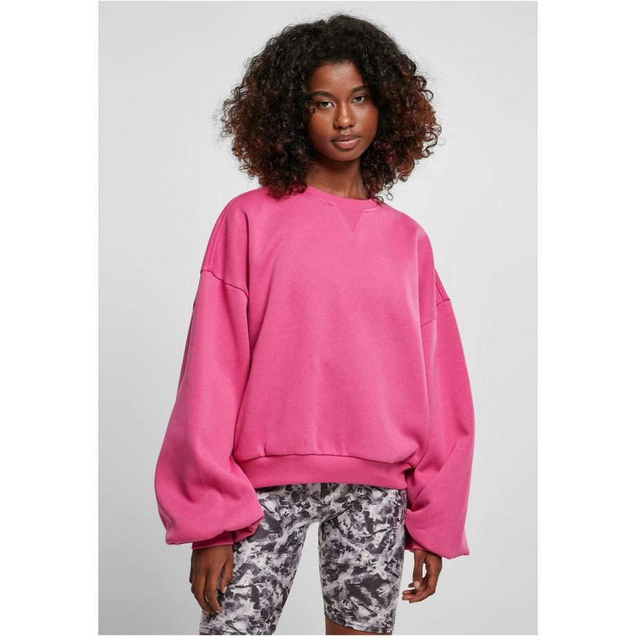 Sweatshirt femme  Oversized Triangle Crew Neck