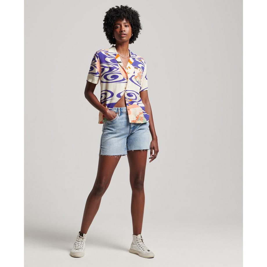 Superdry Vintage Beach Resort Chemise Manches Courtes  
