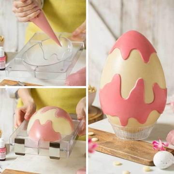 Avvistato uovo di Pasqua in stampo di cioccolato