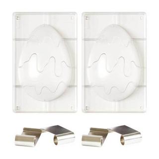 Decora Moule à chocolat Oeuf de Pâques tacheté  