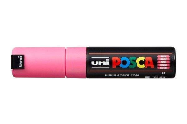 uni-ball UNI-BALL Posca Marker 8mm PC-8K PINK rosa, Keilspitze  