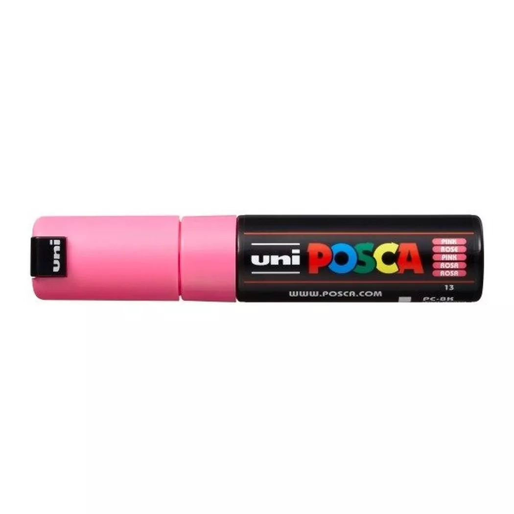 POSCA Marker 8mm PC-8K PINK rosa, Keilspitze
