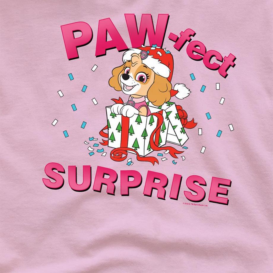 PAW PATROL Maglietta Pawfect Gift Design Natale  