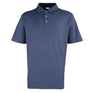 PREMIER Poloshirt mit Druckknopfleiste  
