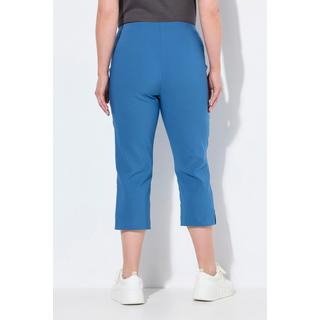 Ulla Popken  Pantalon en bengaline stretch, longueur 3/4 et taille élastique 