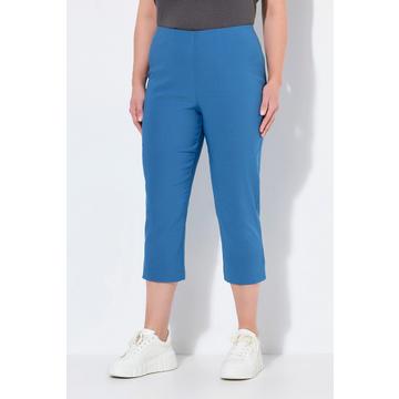 Pantalon en bengaline stretch, longueur 3/4 et taille élastique