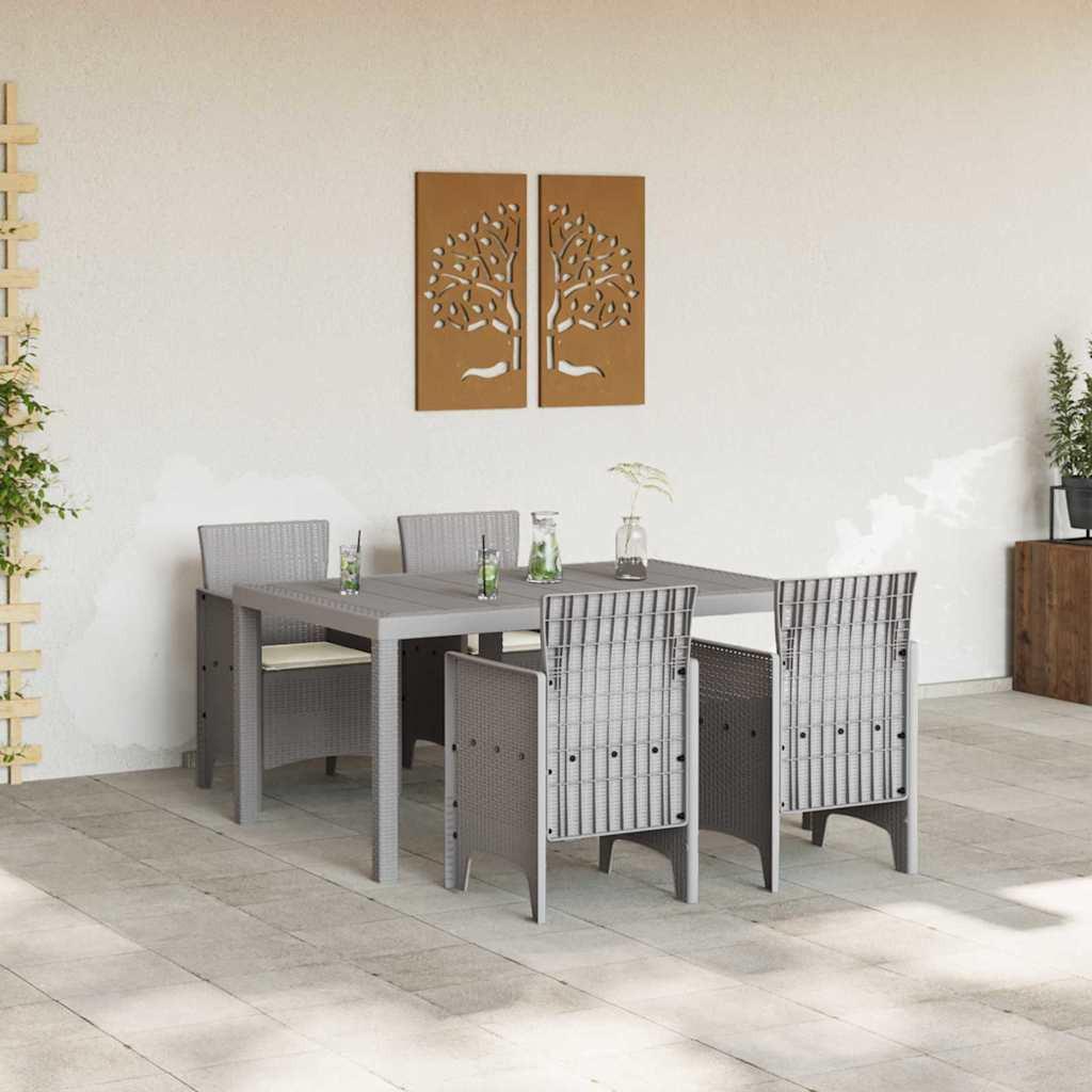 VidaXL Garten essgruppe poly-rattan  