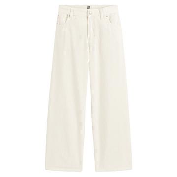 Pantalon large en velours côtelé