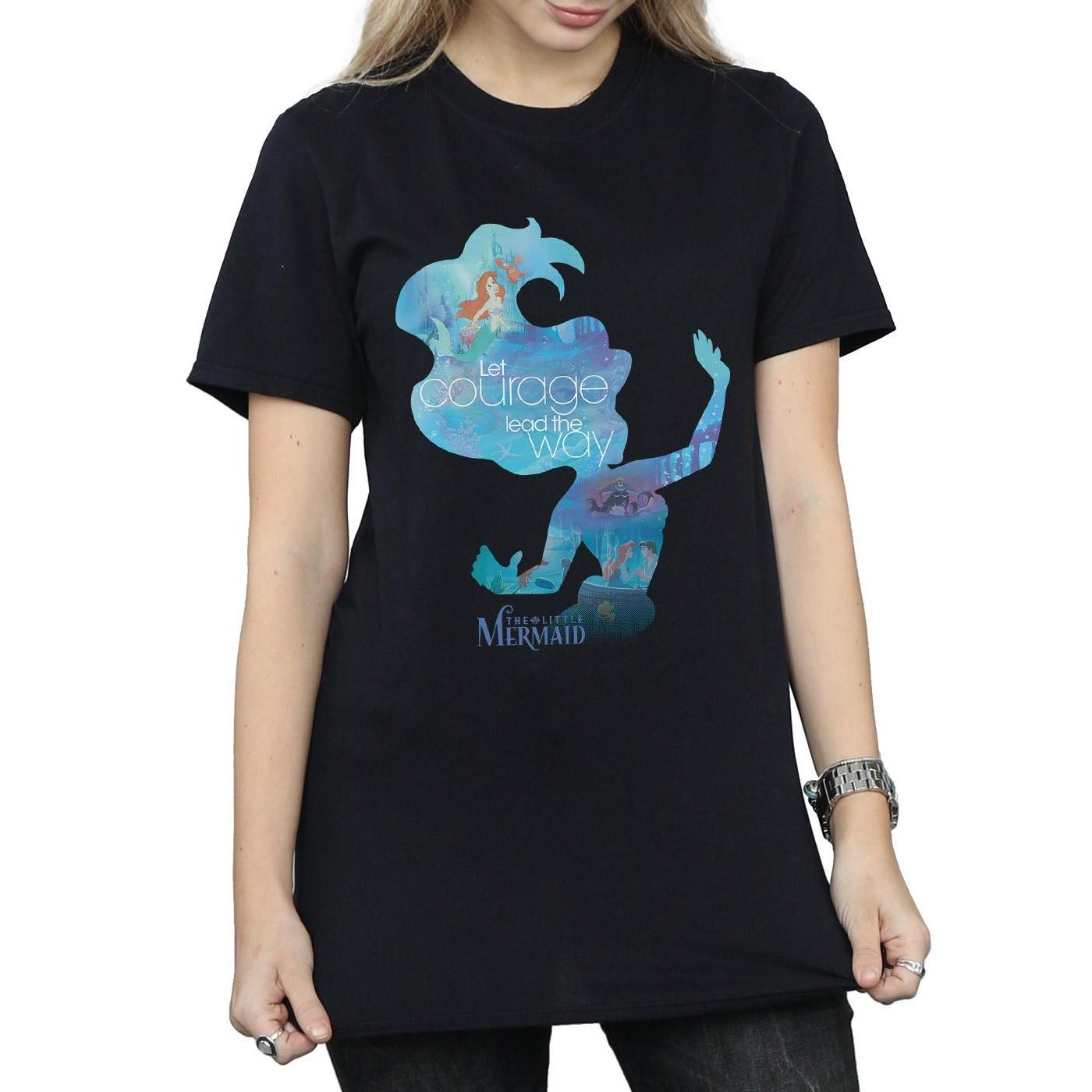 Disney PRINCESS  Ariel Filled Silhouette TShirt 