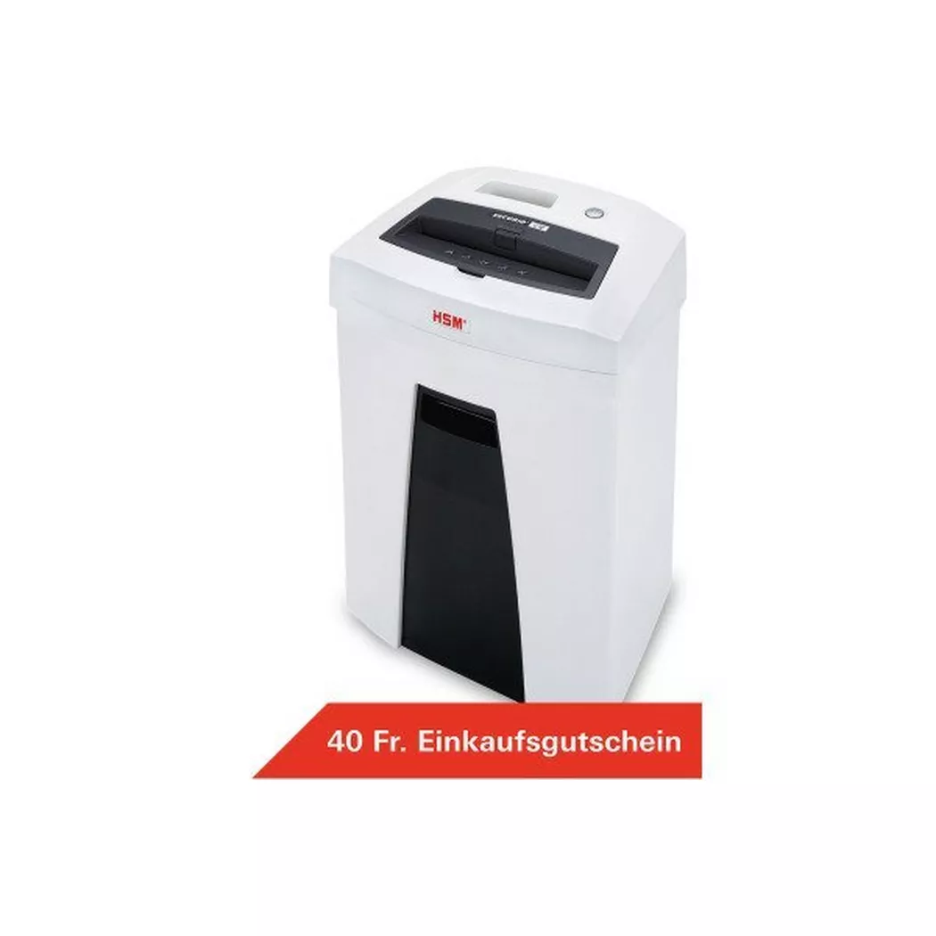 HSM – Aktenvernichter SECURIO C16 1902111 P-4, 25lt, Weiss Bunt