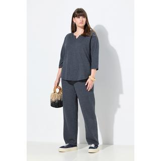 Ulla Popken Pantaloni della tuta Rose gamba larga vita elasticizzata  