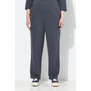 Ulla Popken Pantaloni della tuta Rose gamba larga vita elasticizzata  