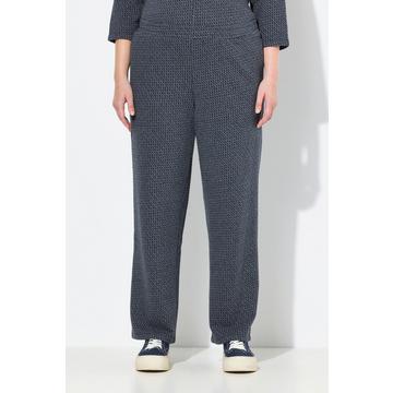 Sweathose Rose, weites Bein, Elastikbund, Biobaumwolle