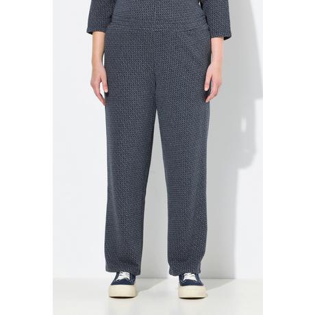 Ulla Popken Pantaloni della tuta Rose gamba larga vita elasticizzata  