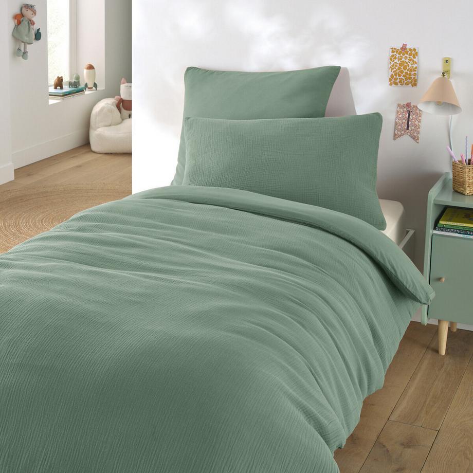 La Redoute Intérieurs Housse de couette enfant Gaze Coton Lavé  