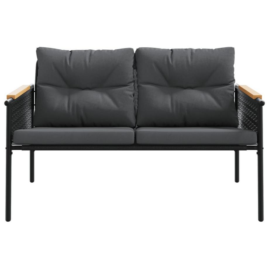 VidaXL panca da giardino Acciaio  