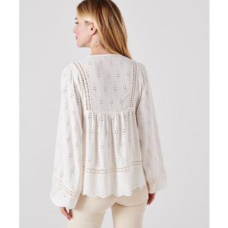 Damart  Blouse broderie anglaise. 