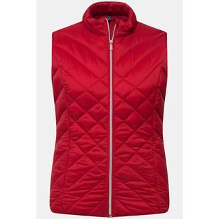 Ulla Popken  Gilet HYPRAR trapuntato e idrorepellente con colletto alto e materiale riciclato 