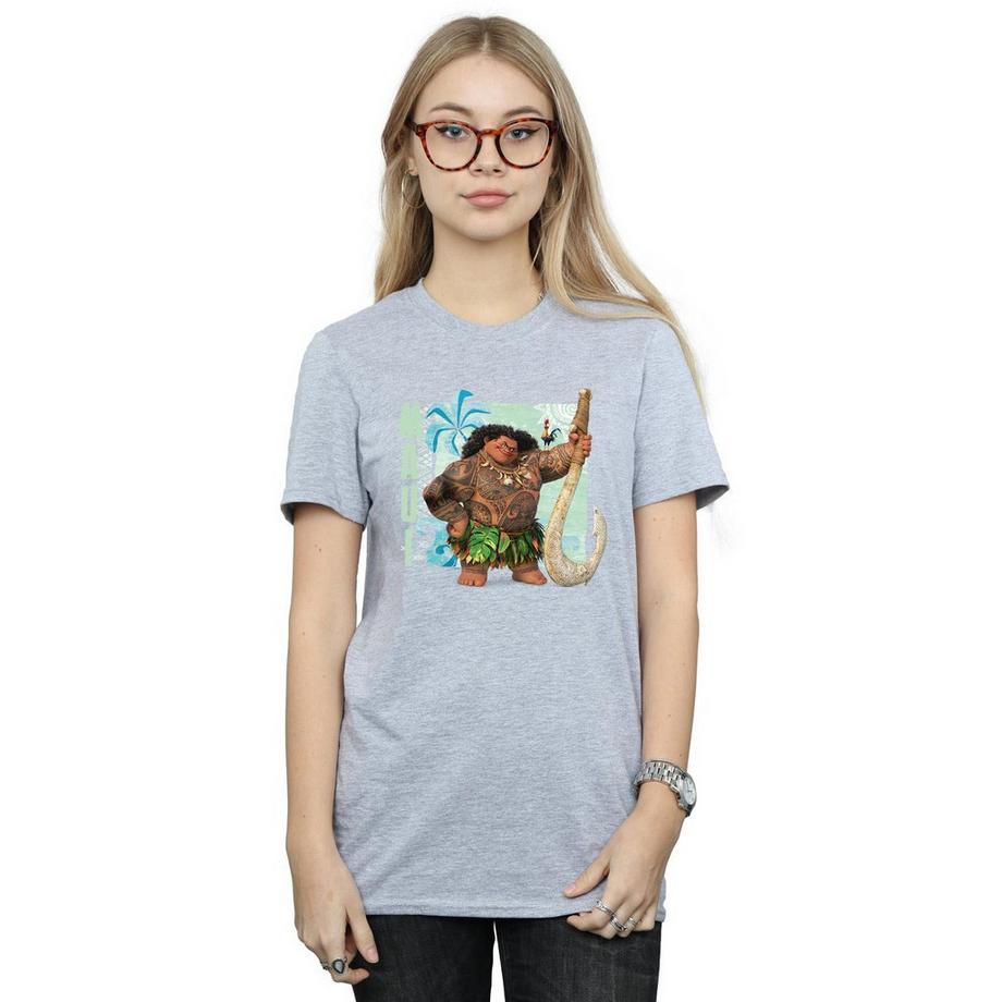 Disney Moana Maui Grafikdruck T-Shirt  