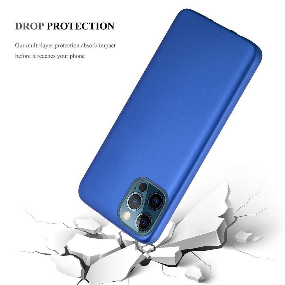 Cadorabo  Hülle für Apple iPhone 12  12 PRO TPU Silikon Matt 