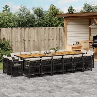 VidaXL Garten essgruppe poly-rattan  