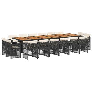 VidaXL Garten essgruppe poly-rattan  