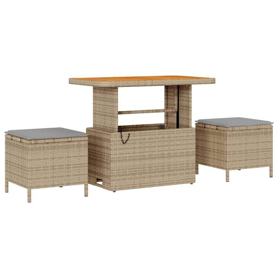 VidaXL Gartensofa-set poly-rattan  