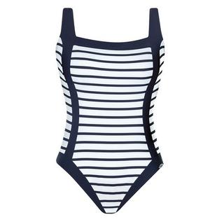 SUNFLAIR Maillot de Bain Basique Rayé Une Pièce  